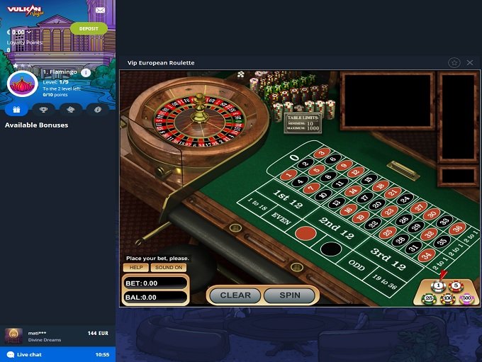 Tout savoir sur les exigences de mise de Vulkan Vegas